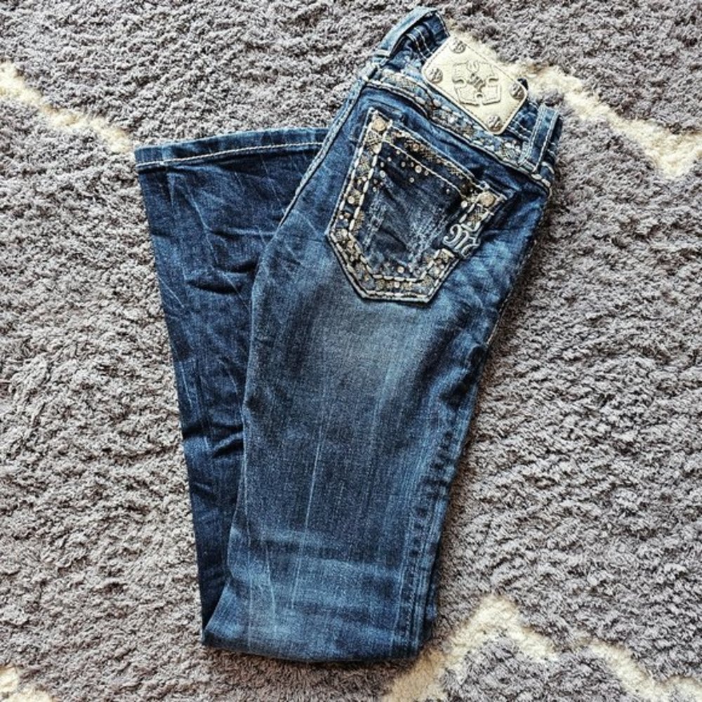 Miss Me Jeans Med‎ Wash Fade Women's 8